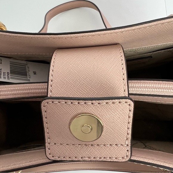 NWT MICHAEL Michael KORS Women’s Leather Tote Purse/Handbag Soft Pink Gold - Picture 9 of 16
